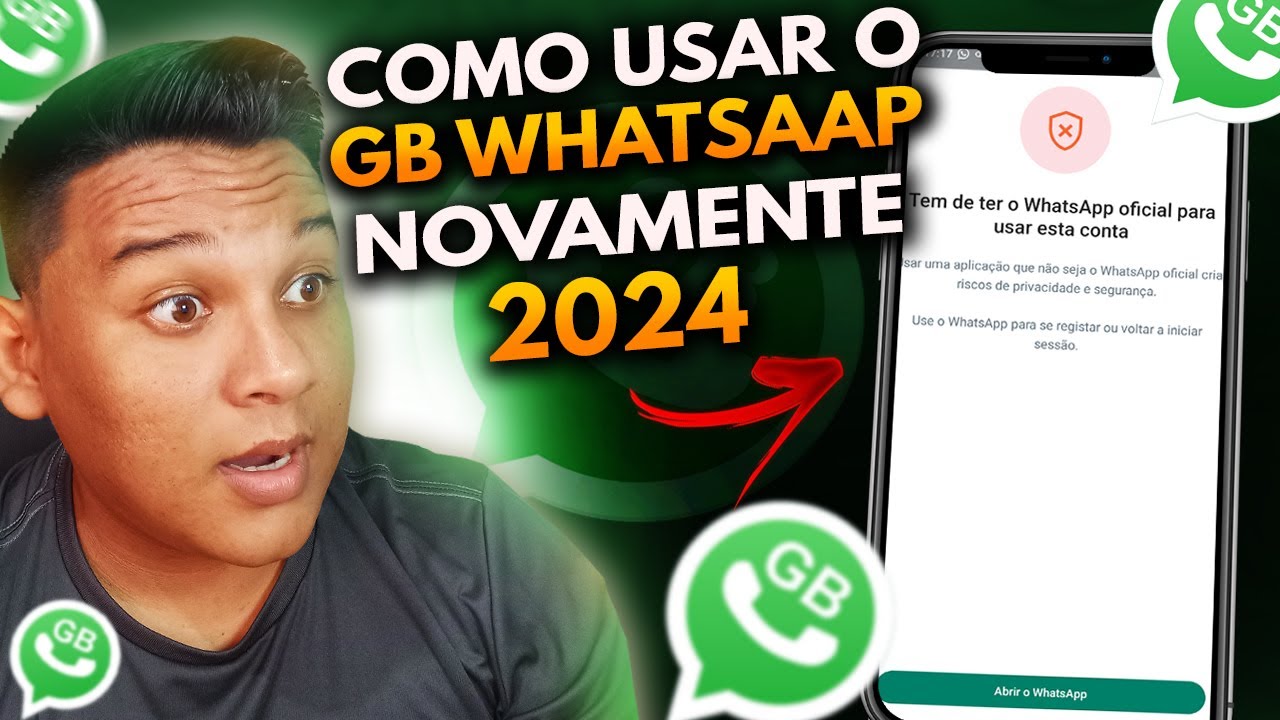 HOW TO RE-USE GB WHATSAPP – 2024 (NEW UNIQUE Method)