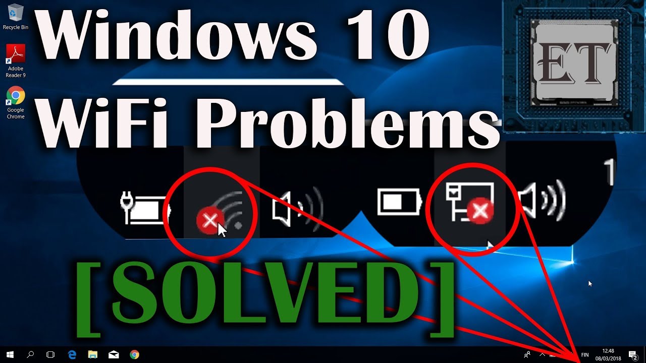 How to Resolve WiFi Connection Issues in Windows 10 8 7 – Red X on WiFi [8 Solutions]